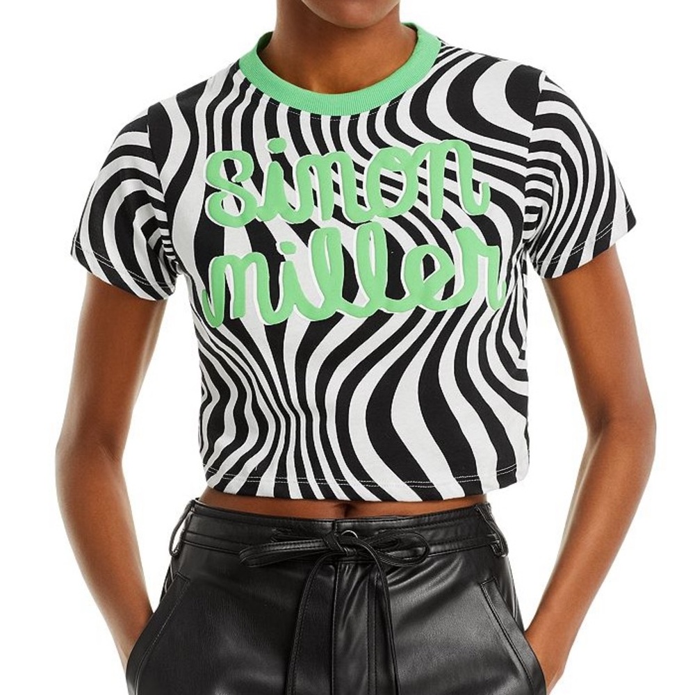Simon Miller Clank Tee in Zebra Print